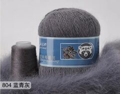 Пряжа "Норка" длинноворсовая, Пух норки-90% Полиамид-10%