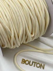 Шнур круглый светло-жёлтый метражом 5 мм