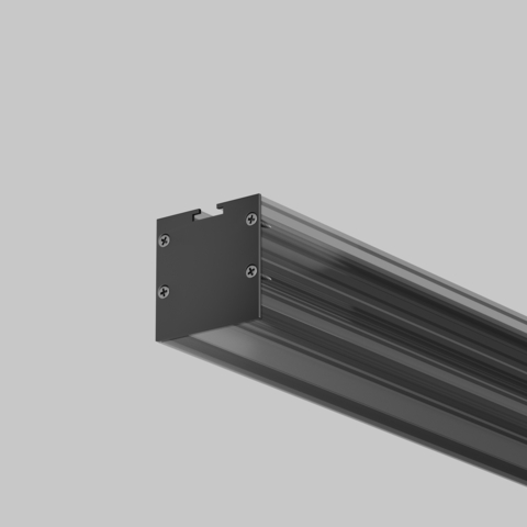 Комплект заглушек Maytoni (для профиля 35×35) 2 шт., ALM-3535BT-B-EC 642038