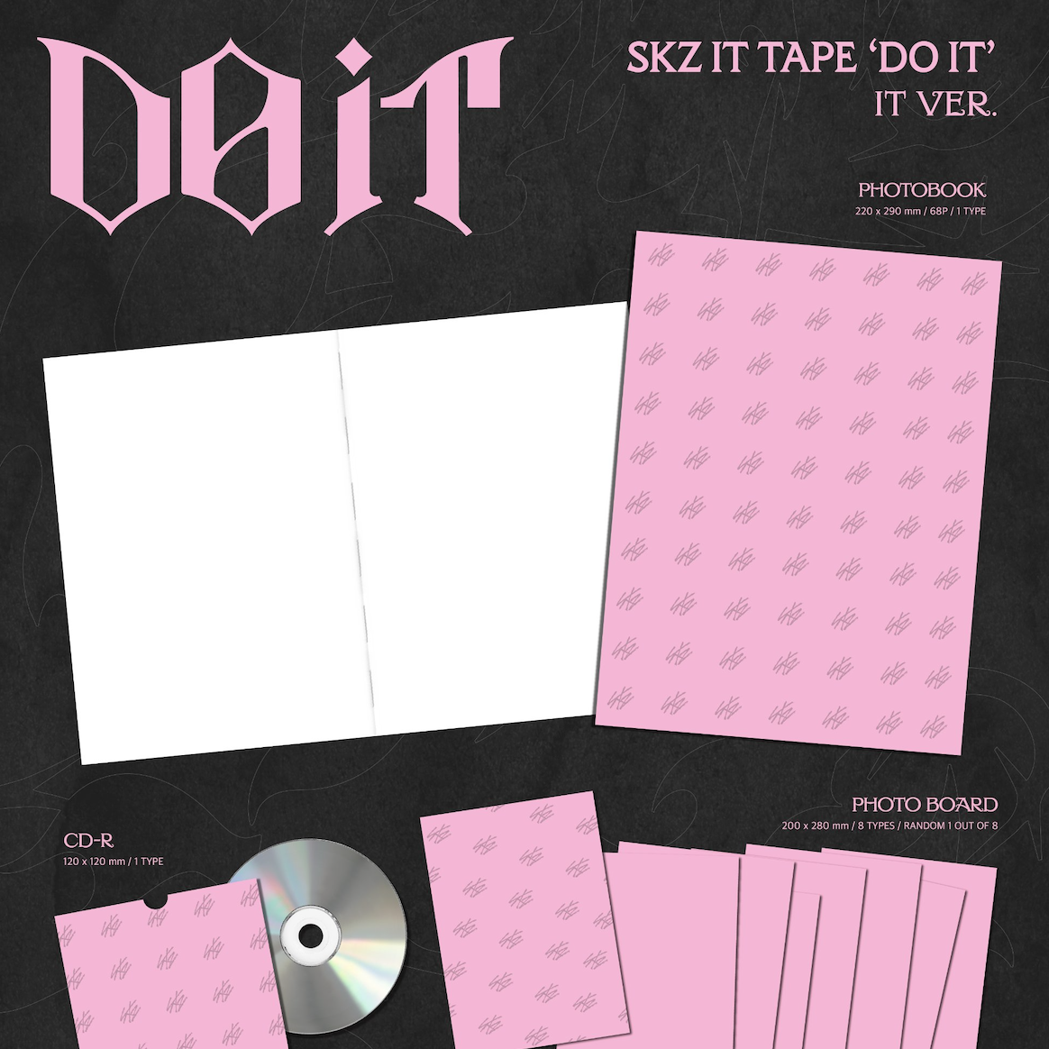 Купить Альбом Stray Kids - SKZ IT TAPE [DO IT] (ACCORDION