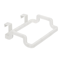 Держатель на дверцу для пакетов-маек подвесной белый, пластик