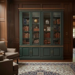 ВЕРДИ Шкаф книжный 4-дверный П3.487.2.04