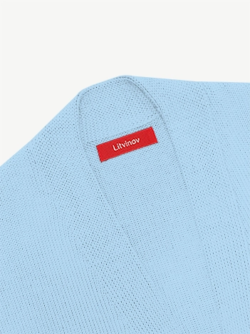 Кардиган с планкой из экохлопка