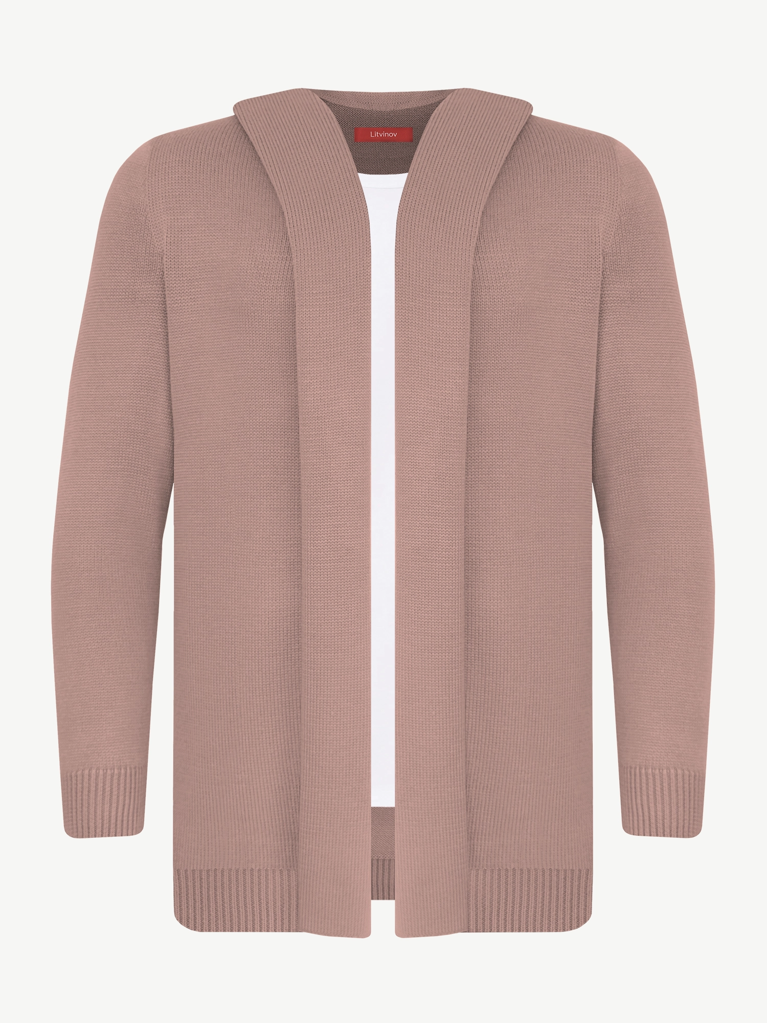 Кардиган с капюшоном из кашемира