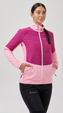Премиальная куртка для лыж и зимнего бега Nordski Hybrid Pro 2.0 Candy Pink/Fuchsia W женская