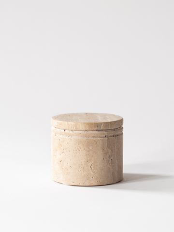 Банка из травертина Tell me more Travertine Jar