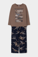 пижама  для мальчика  К 1600/сосновая кора,на раскопках