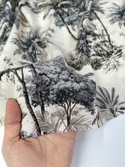 Вискоза штапель, а-ля де Жуи, серый