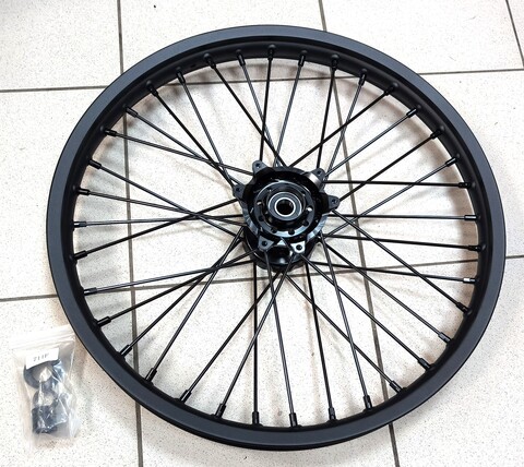 Передний колёсный диск для Honda CR125 / CR250 / CRF250 / CRF450 2002-2025 г.в. / 1.6*21 черный