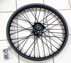 Передний колёсный диск для Honda CR125 / CR250 / CRF250 / CRF450 2002-2025 г.в. / 1.6*21 черный