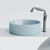 Ceramica Nova Element CN6057ML Умывальник чаша накладная круглая, 36x36, цвет: голубой