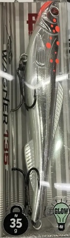 Воблер FA Relax Wagner Vib 135 V13  (тип: ратлин, плавучесть: тонущий, длина: 13.5 см., вес: 35г.)