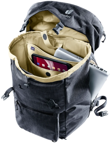 Картинка рюкзак городской Deuter Walker 24 Black - 4