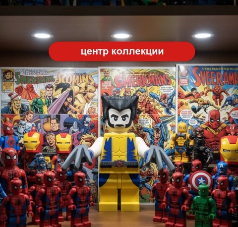 Большая Минифигурка Росомаха 3D-печать