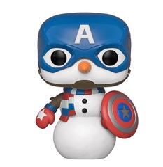 Фигурка Funko POP! Bobble: Marvel: Holiday: Capt America 43335