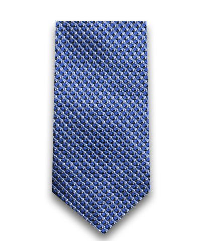 Сине-голубой галстук с текстурой TSAREVICH