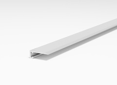 Антиплинтус алюминиевый Апл 01.2700.16. Белый 16х6,1х2700мм