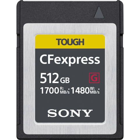 Карта памяти Sony Cfexpress B спец. 512GB TOUGH 1700/1480MB/s
