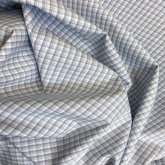 Ткань хлопок сорочечный в клетку 2149