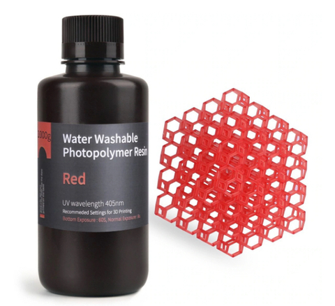 Фотополимер Elegoo Water Washable Resin красный 1 л