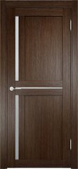 Межкомнатная дверь Берлин 01 ДО / Цвет Дуб табак / Остекление "Сатинато" / Двери Верда