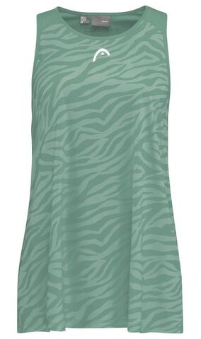 Футболка для девочки Head Agility Tank Top G - nile green/print vision