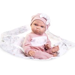 Munecas Antonio Juan Кукла Реборн Андриана с переноской, 33 см, м/н (82309)