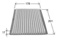 Фильтр салонный VIC  AC-302E