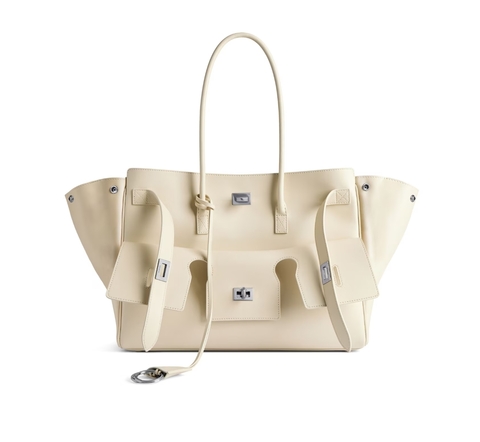 Сумка BALENCIAGA Bel Air Carry All Bag, белый