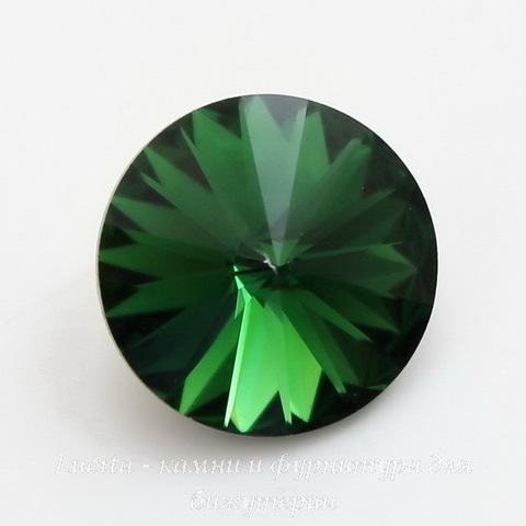 1122 Rivoli Ювелирные стразы Сваровски Dark Moss Green (12 мм) ()