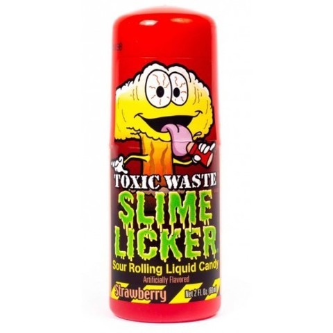 Жидкая конфета Toxic Waste Slime Licker Strawberry со вкусом клубники 60 мл