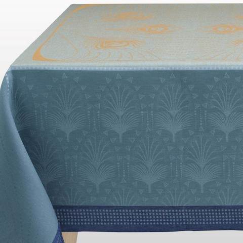 Скатерть 175x320 Le Jacquard Francais Cabaret peacock