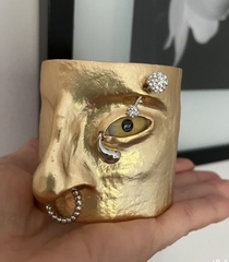 53245- Браслет FACE широкий в стиле Schiaparelli