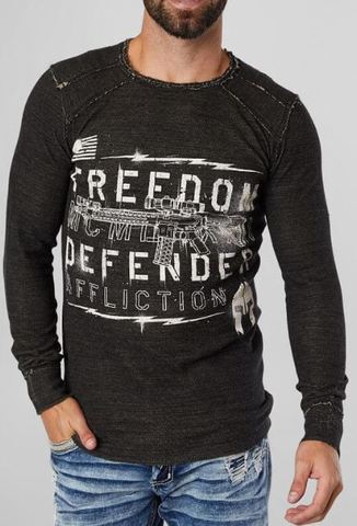 Пуловер Affliction Sweater AC Gararge Built другая сторона