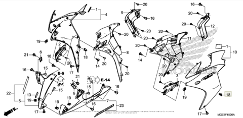 Honda Пистон желтый 90601-SJA-003