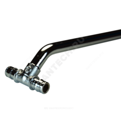 Тройник для подключения радиатора радиальный латунь Дн 20х15х20 L=200мм GX158 Giacomini GX158X014