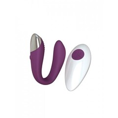 Вибратор для пар Le Frivoleс Fera Infinite, с пультом ДУ, фиолетовый