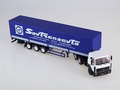 Semitrailer three-axle board MAZ-9758 Sovtransavto 1:43 AutoHistory