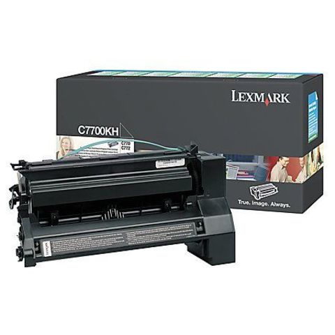 Картридж для принтеров Lexmark C770/C772 черный (black). Ресурс 10000 стр (C7700KH)