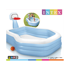 Детский надувной игровой бассейн  Семейный, 257 х 188 х 135 см, , 57183NP Intex