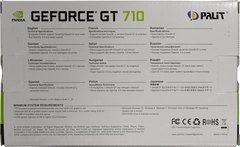 Видеокарта PCI-E 2048Mb Palit GT 710, GeForce GT710