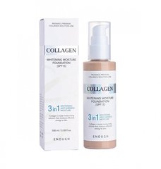 Тональный крем с коллагеном 3 в 1 ENOUGH Collagen Whitening Moisture Foundation SPF15 100 мл тон 21