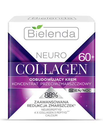 BIELENDA NEURO COLLAGEN Восстанавливающий крем-концентрат против морщин 60+ дневной/ночной 50мл (*6)