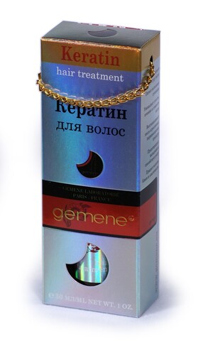 Gemene Кератин для волос (помпа) 30мл