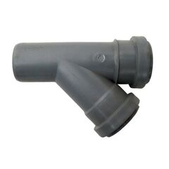 Тройник ПП (полипропилен) для канализации косой 45гр. 32-32, Valfex