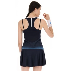 Теннисное платье Lotto Top W IV Dress 2 - blue atoll/navy blue