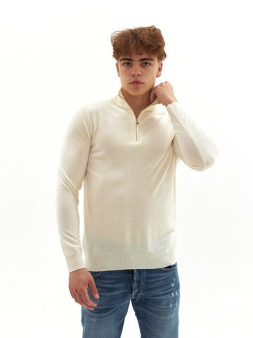 Свитер на полумолнии MasQ 14 слоновая кость