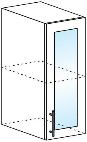 Кухня «Модена» - Шкаф верхний со стеклом ШВС 300