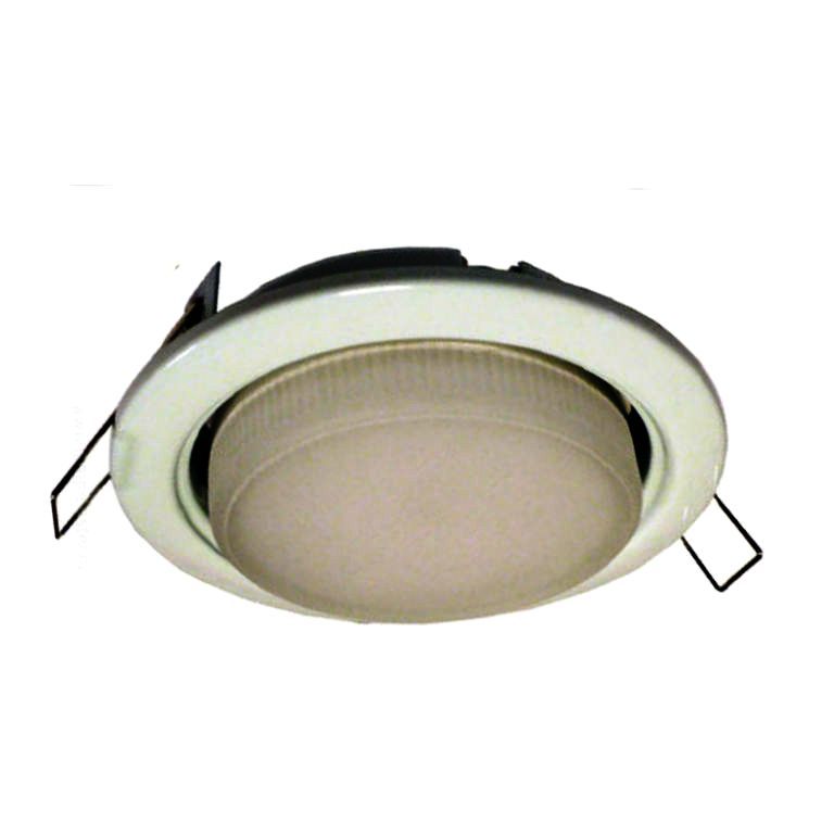 Ecola Светильник GX53 H4 белый LED 4,2W 4200K матовая Light