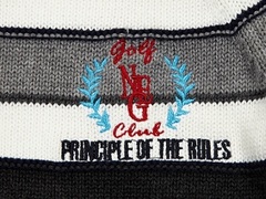 Sweet Berry Серый жакет в полоску для мальчика (146317)